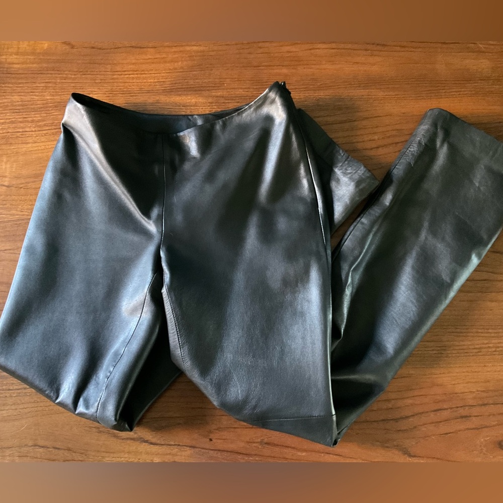 Fully lined vintage leather pants